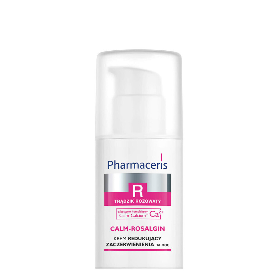 Pharmaceris R Calm-Rosalgin, crema notte antiarrossamento, 30 ml