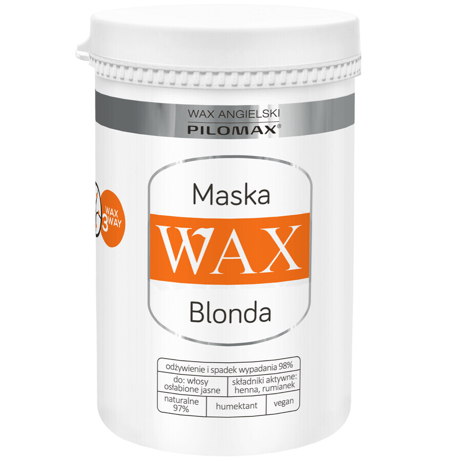 Maschera per capelli Wax Inglese Pilomax Natur Classic Blonda 480 ml