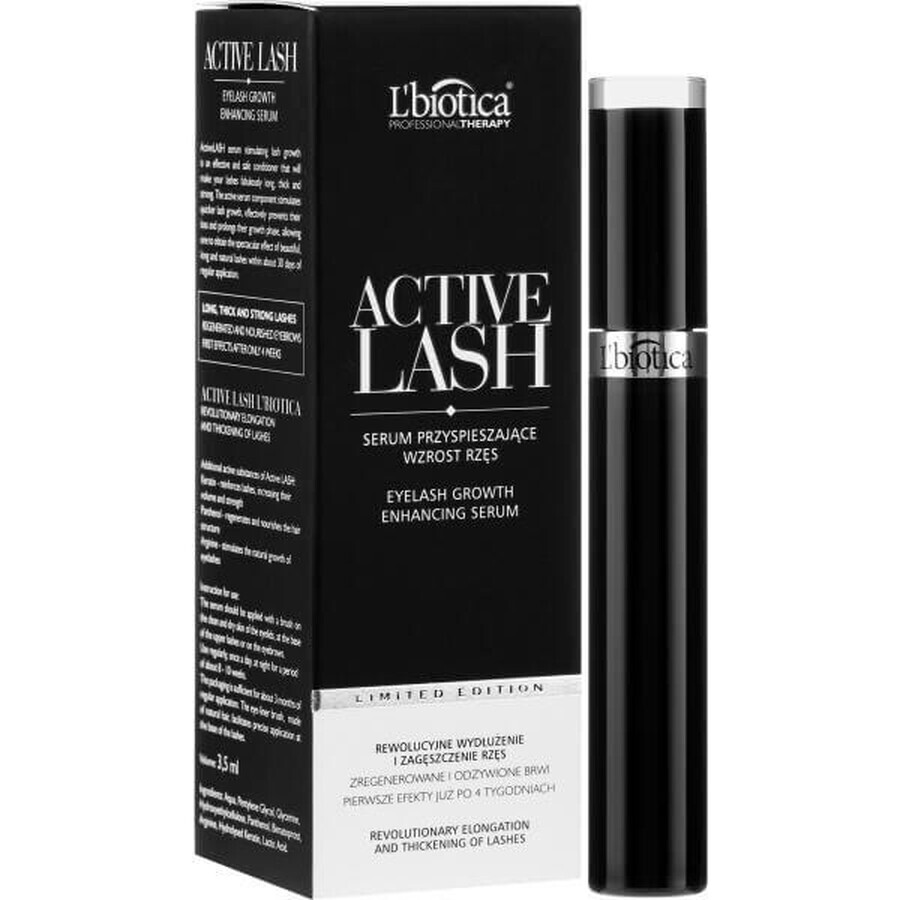 L'Biotica Active Lash, siero per la crescita delle ciglia, 3,5 ml