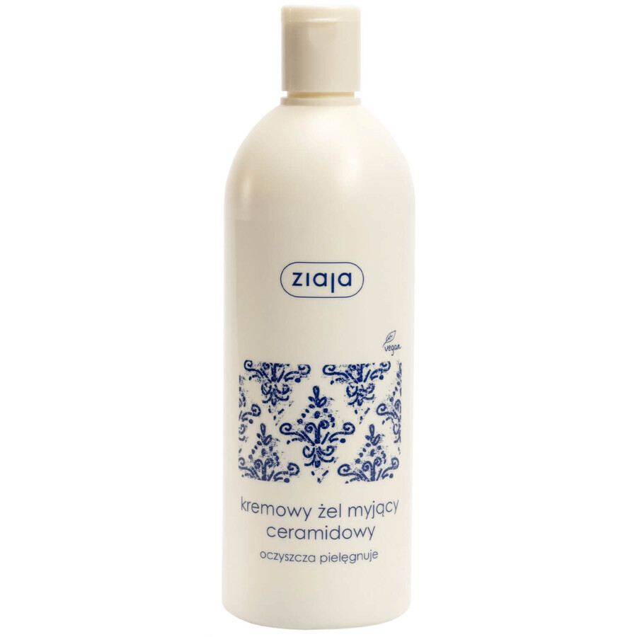 Ziaja, Detergente corpo cremoso con ceramidi, 500ml