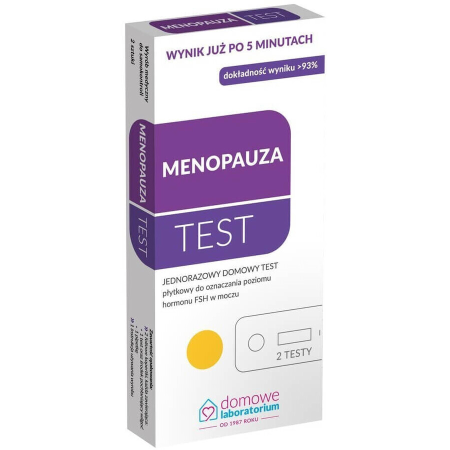 Kit Test per Menopausa - Menopauza Test, 2 pezzi, Domowe Laboratorium