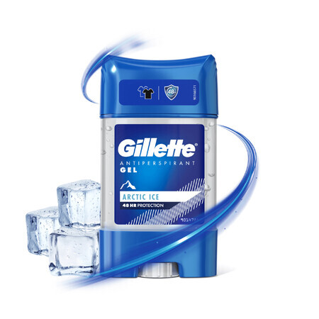 Gillette Artico Ice - Deodorante in gel per uomo, 70 ml