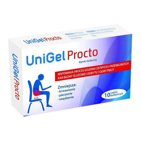 UniGel Procto, supposte rettali, 10 pezzi