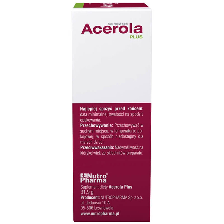 Acerola Plus, 60 tabletek do ssania