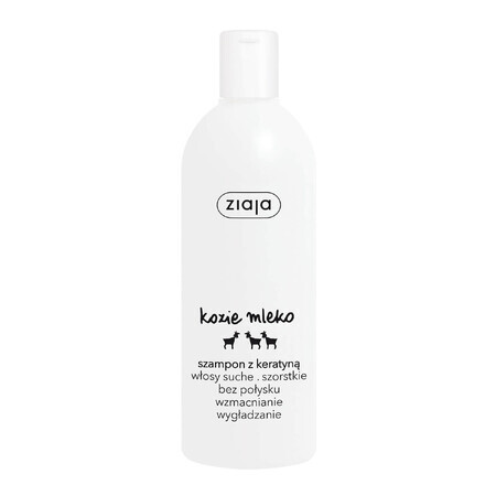 Ziaja Latte di capra, shampoo alla cheratina, 400 ml