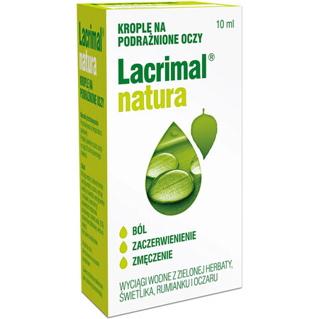 Gocce oculari Naturali, lenitive per gli occhi irritati, 10ml