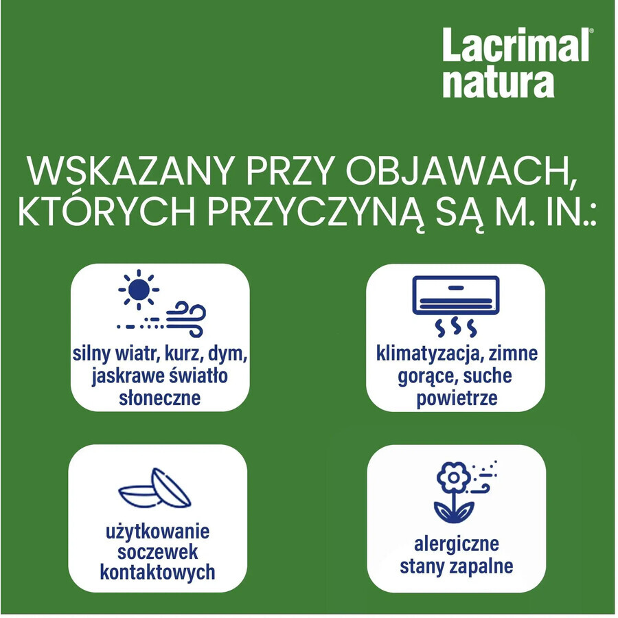 Gocce oculari Naturali, lenitive per gli occhi irritati, 10ml