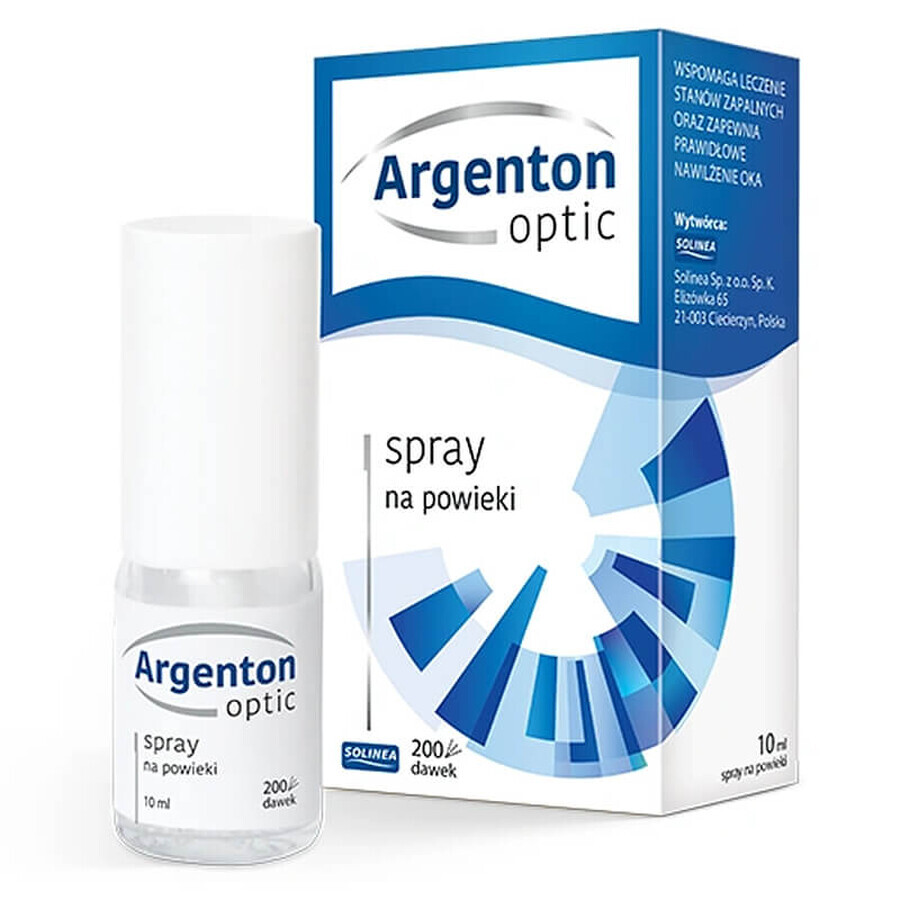 Argenton Visiva, spray per ciglia, 10ml.