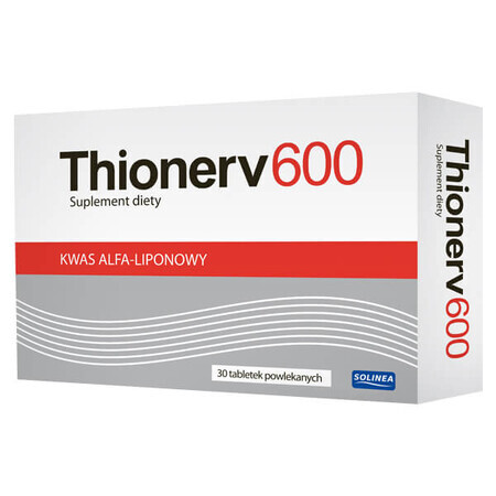 Appositamente formulato Thionerv 600, integratore per il benessere nervoso, 30 compresse.