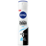 Nivea, spray anti-transpirant, Invisible Black &amp; White, Pure, 150 ml