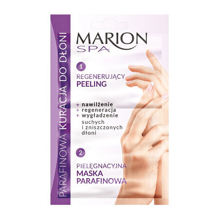 Marion Spa Esfoliazione 5ml + Maschera 6ml Trattamento Paraffina per le Mani