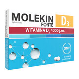 Molekin D3 Forte, vitamin D3 4000 IU, 60 tablets