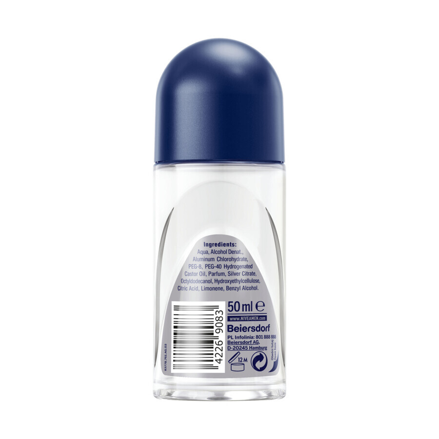 Nivea Uomo Protezione Argento Deodorante Stick, 50ml