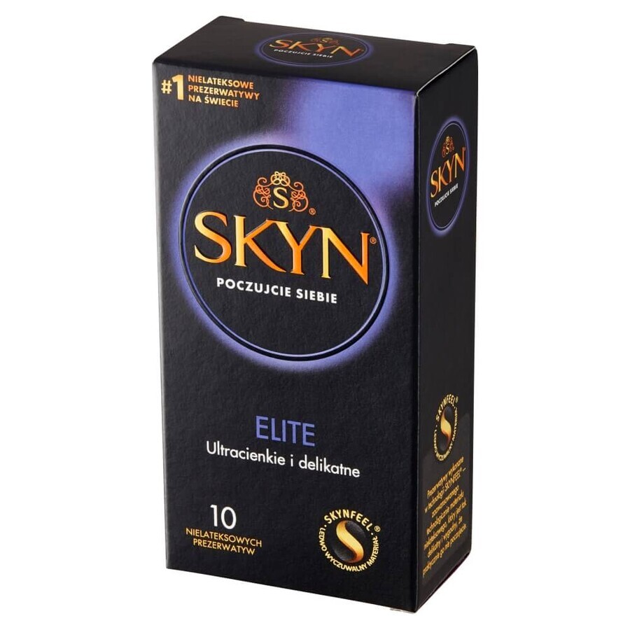 Elite Preservativi Skyn senza lattice, Confezione da 10