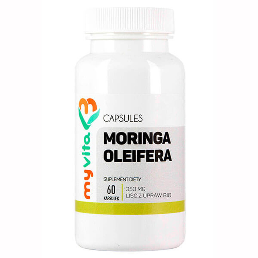 MyVita, Moringa oleifera, Integratore Alimentare in Capsule, 60 Compresse