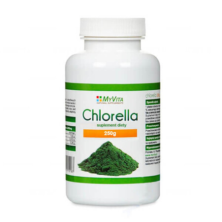 Chlorella Bio Essiccata al Sole - Superfood Potente per Depurare e Rigenerare, Ricco di Clorofilla e Nutrienti. 250g.
