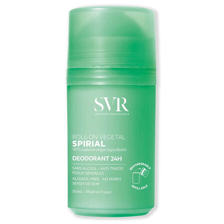 SVR Spirial Vegetal, roll-on deodorant, without aluminum salts, 50 ml