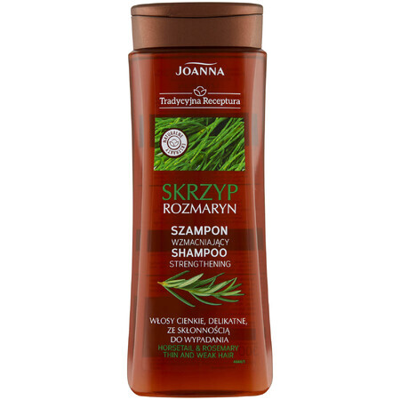 Joanna Tradycyjna Recipe, Strengthening Shampoo, Horsetail and Rosemary, 300 ml