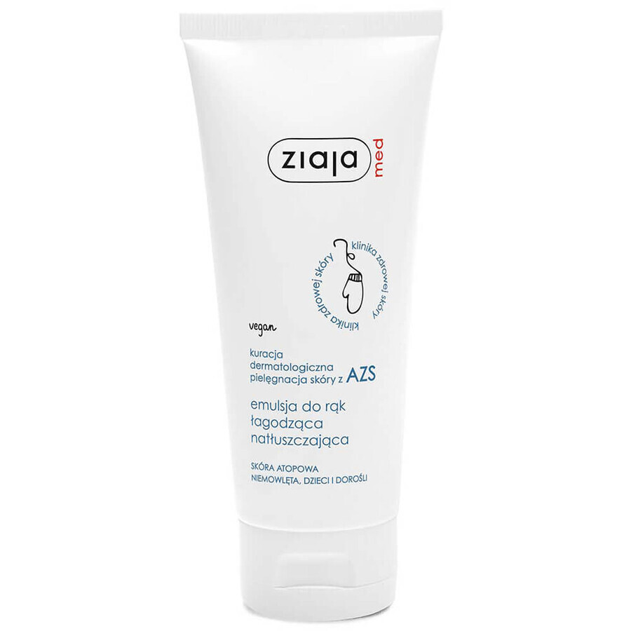 Emulsione Delicatamente Idratante per le Mani Ziaja Med, 100 ml