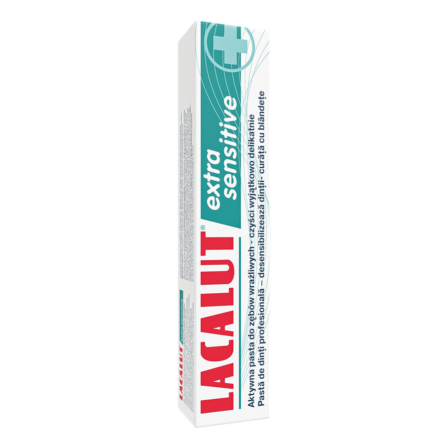 Dentifricio per denti sensibili - Lacalut Extra Sensibile 75 ml