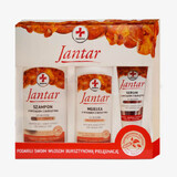 Jantar Medica set, shampoo for damaged hair, 330 ml + mist, 200 ml + serum, 30 ml