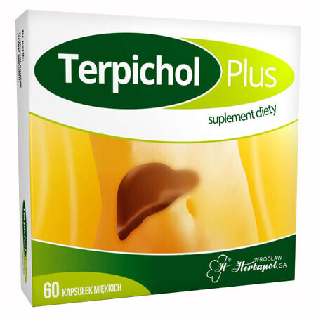 Terpichol Plus, 60 soft capsules