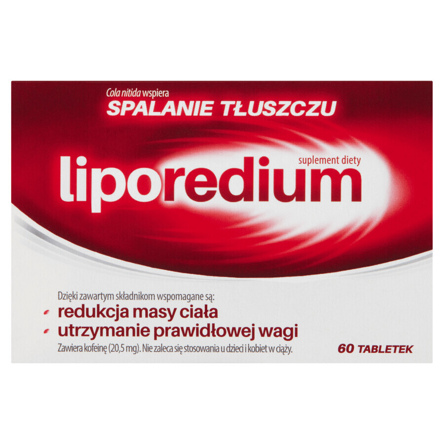 Liporedium, 60 tabletek