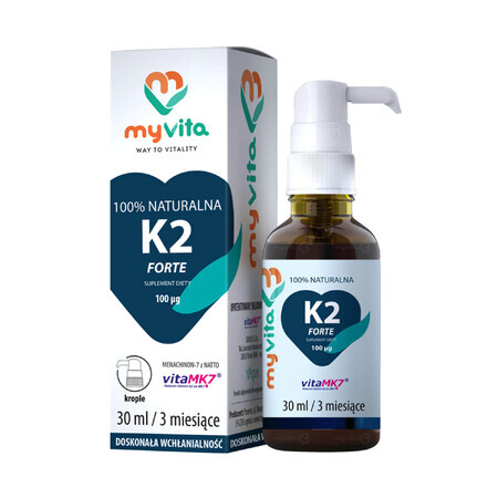 MyVita Vitamin K2 Forte, vitamin K 100 µg, drops, 30 ml