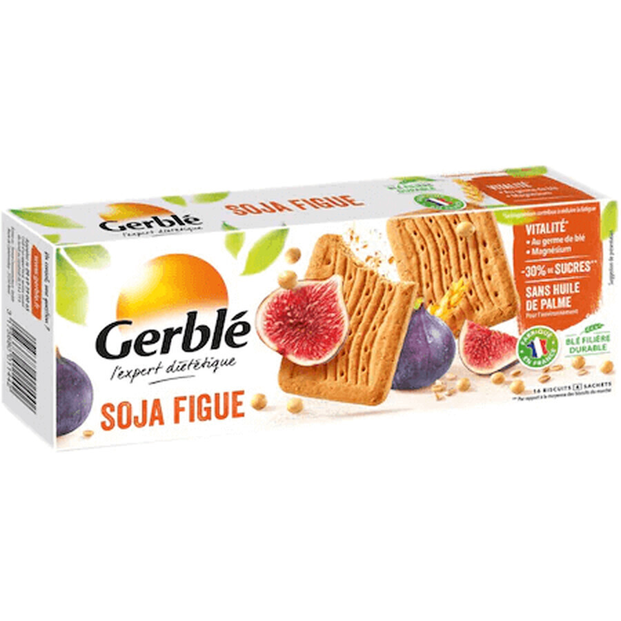 Biscotti dietetici di soia e fichi, 270 g, Gerble