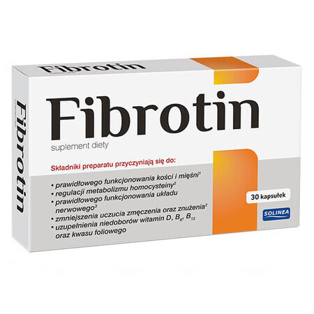 Integratore alimentare per il sostegno della salute delle articolazioni - Fibrotin, 30 capsule.