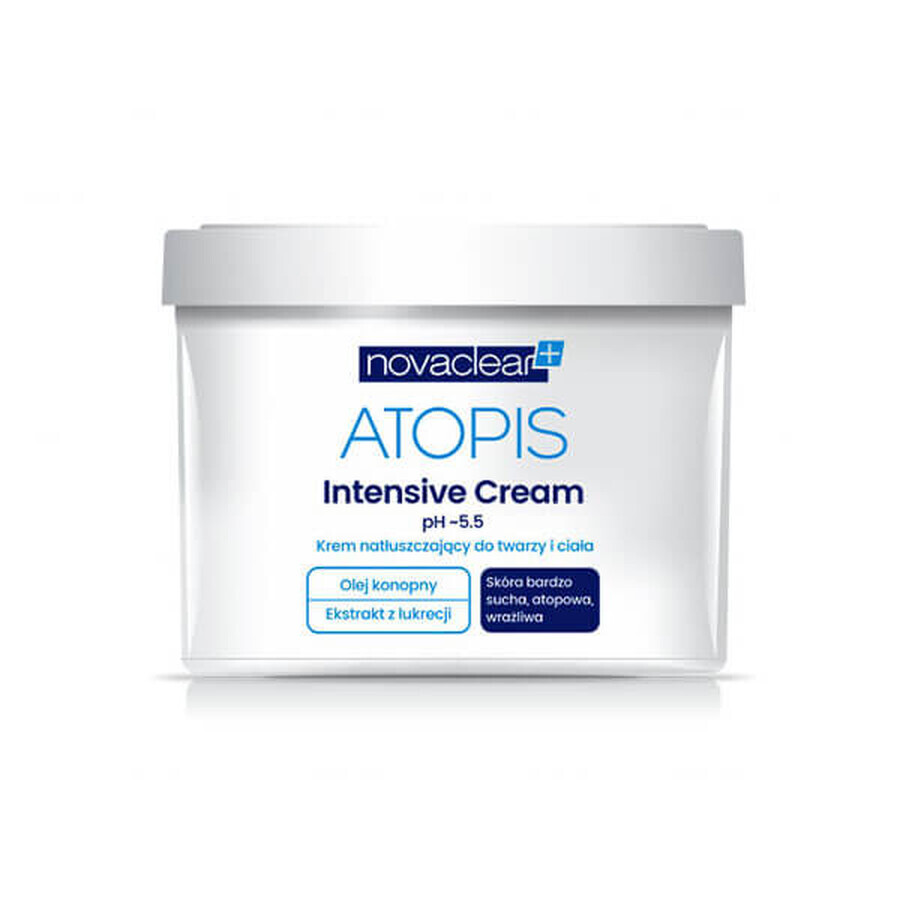 Novaclear Atopis, vochtinbrengende crème voor gezicht en lichaam, 500 ml