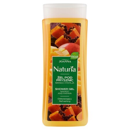 Joanna Naturia, gel de ducha, mango y papaya, 300 ml