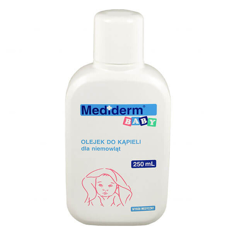 Olio delicato per il bagno per neonati Mediderm Baby, 250 ml