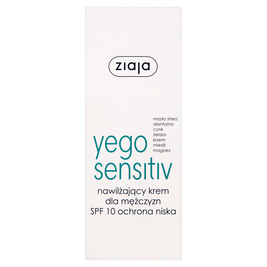 Ziaja Yego Sensitiv, Moisturizing cream, SPF 10, 50 ml