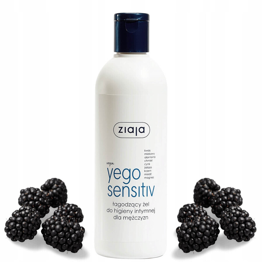 Ziaja Yego Sensitiv, gel per l'igiene intima, 300 ml