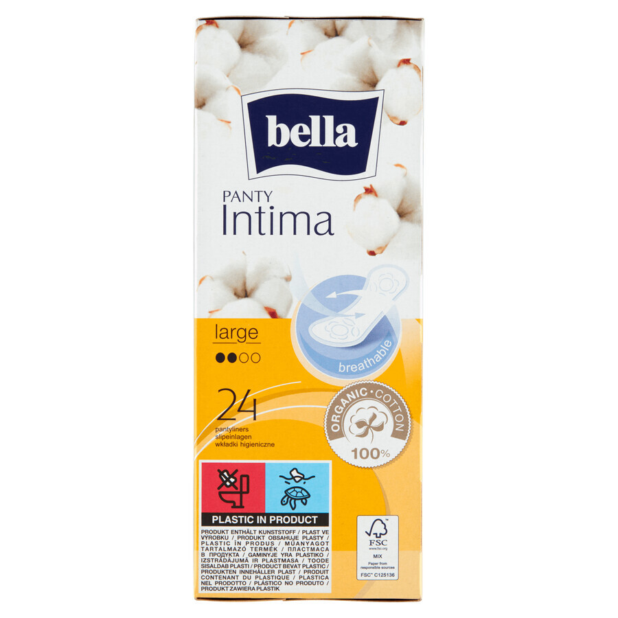 Bella, Intima Panty Large, Inserti Igienici, 24 Pezzi
