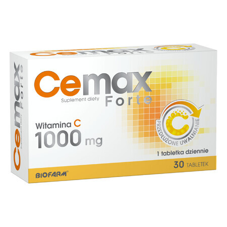 CeMax Forte 30 compresse - Integratore dietetico per sostenere il sistema immunitario, con ingredienti naturali. Prenditi cura della tua salute ogni giorno.
