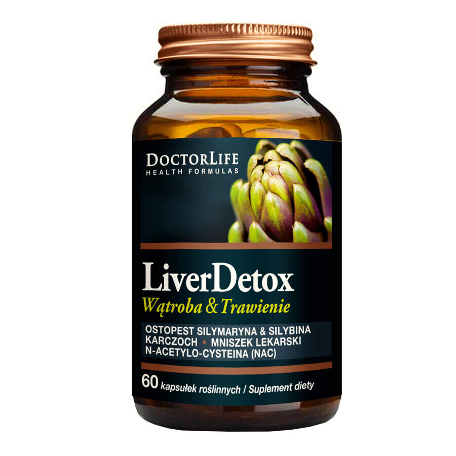 Dottore Vita Detossificante Epatica Liver Detox, 60 Capsule