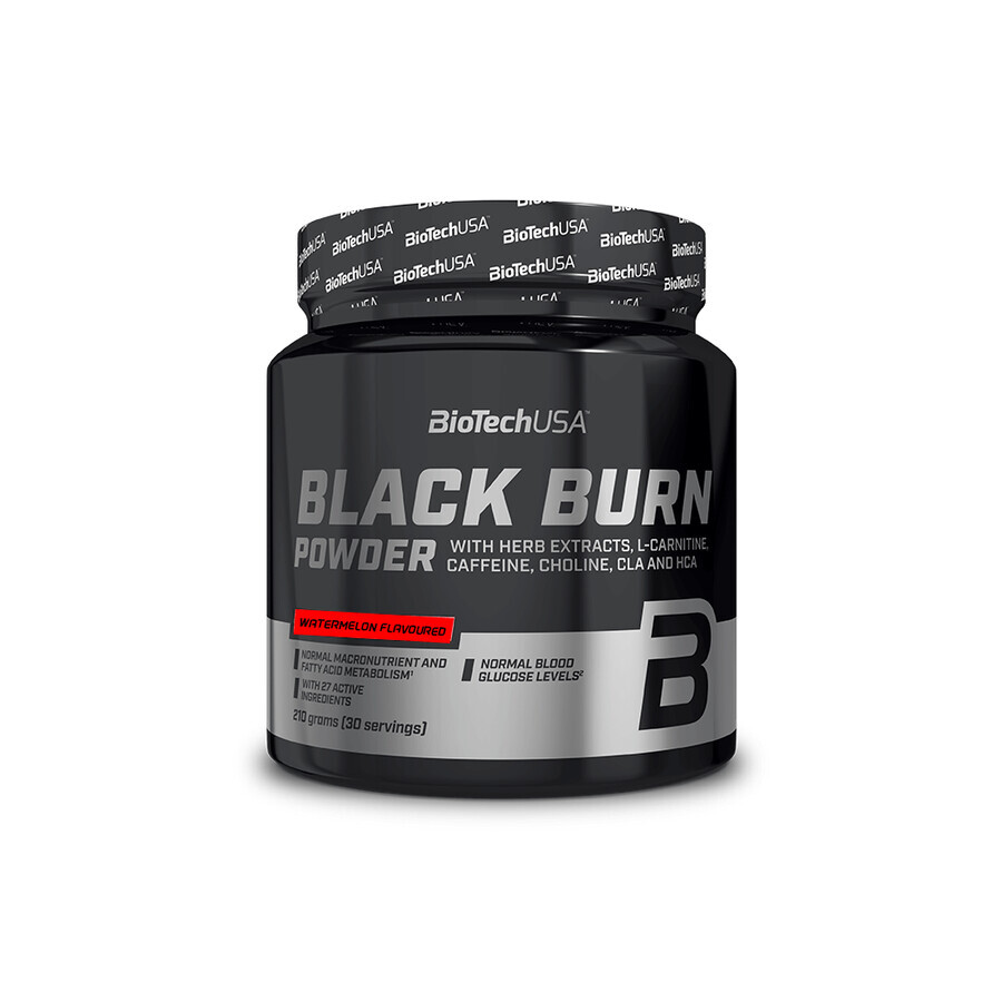 Black Burn with watermelon flavor, 210 grams, BioTechUSA