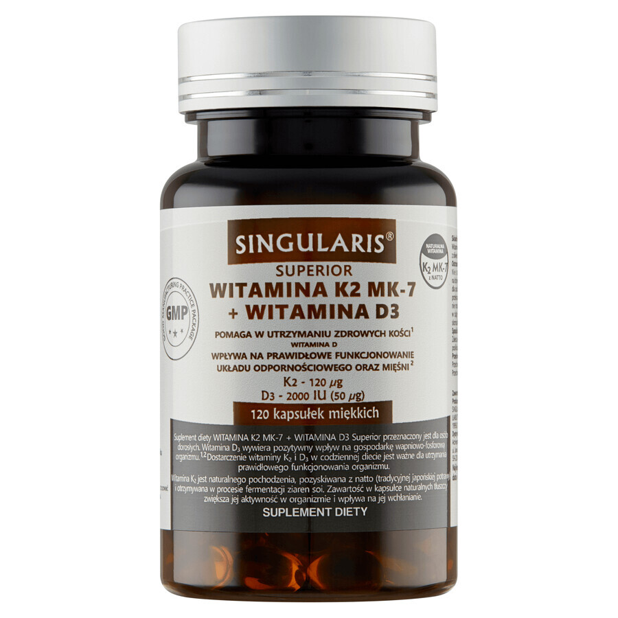 Formula Integrata di Vitamina K2 MK-7 + D3 in Confezione Capsulare Retail