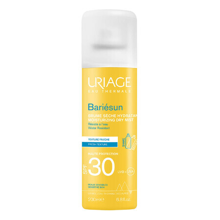 Uriage Bariesun Nebel SPF30 200 ml. Schützen Sie Ihre Haut vor schädlicher UV-Strahlung mit dieser feinen nebelartigen Sonnenschutzformel.