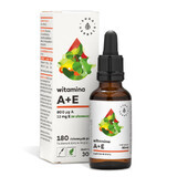 Aura Herbals, Witamina A+E, krople, 30 ml