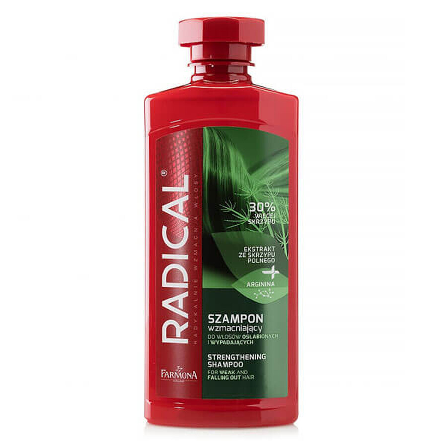 Rinforzante Capelli Farmona Radical, Shampoo Restaurativo per Capelli Deboli e Cadenti, 400ml.