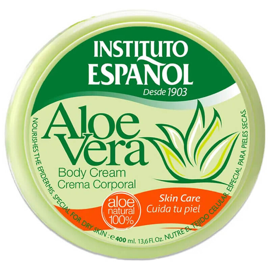 Crema corpo all aloe vera, 400ml - Idratante e nutriente, cura della pelle Instituto Espanol