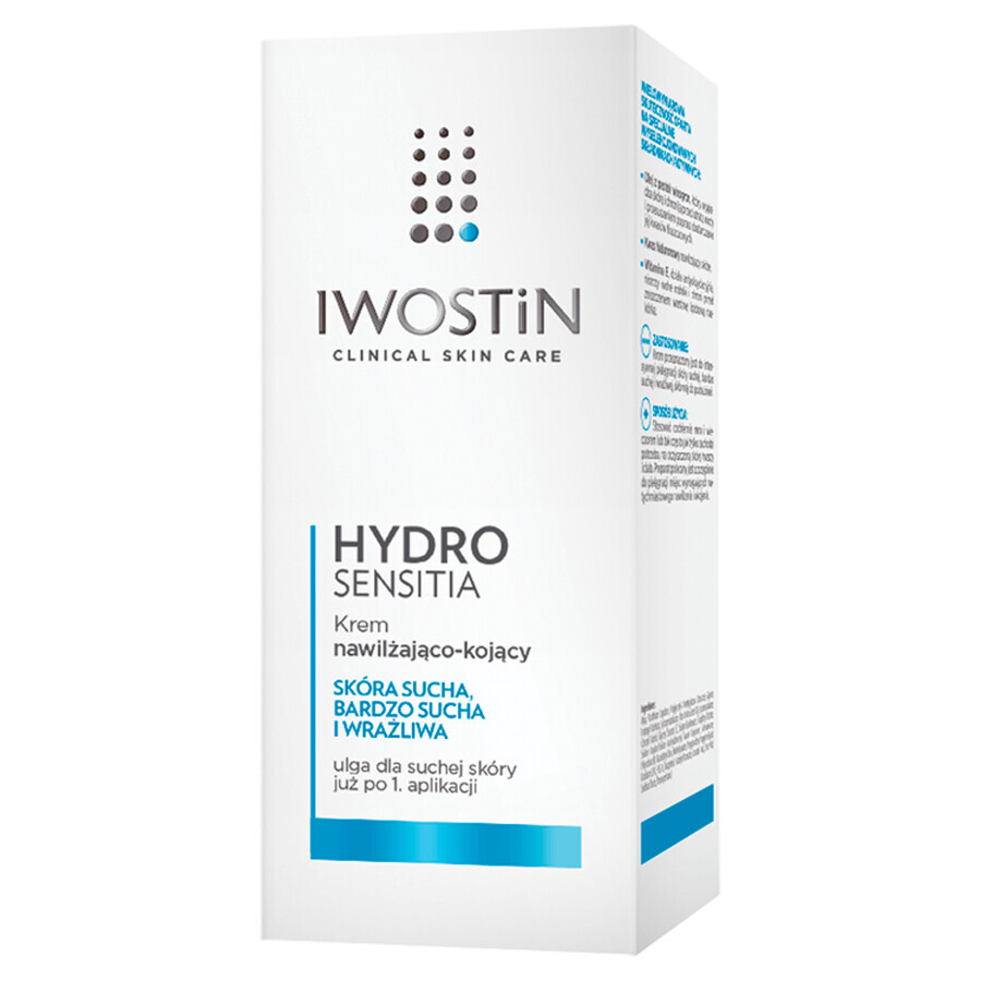 Iwostin Hydro Sensitia, Moisturizing and soothing cream, 150 ml