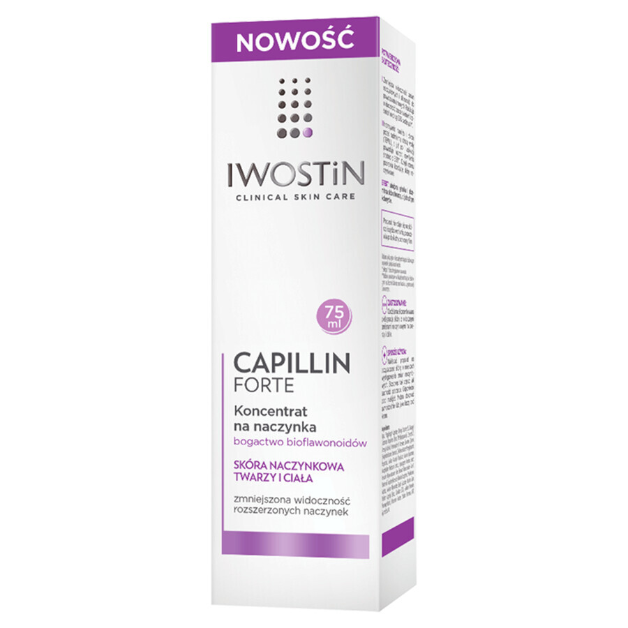 Iwostin Capillin Forte, Siero Concentrato per Teleangectasie, 75ml