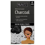 Beauty Formulas Charcoal Nasal Cleansing Strips with Activated Charcoal 6 Pack