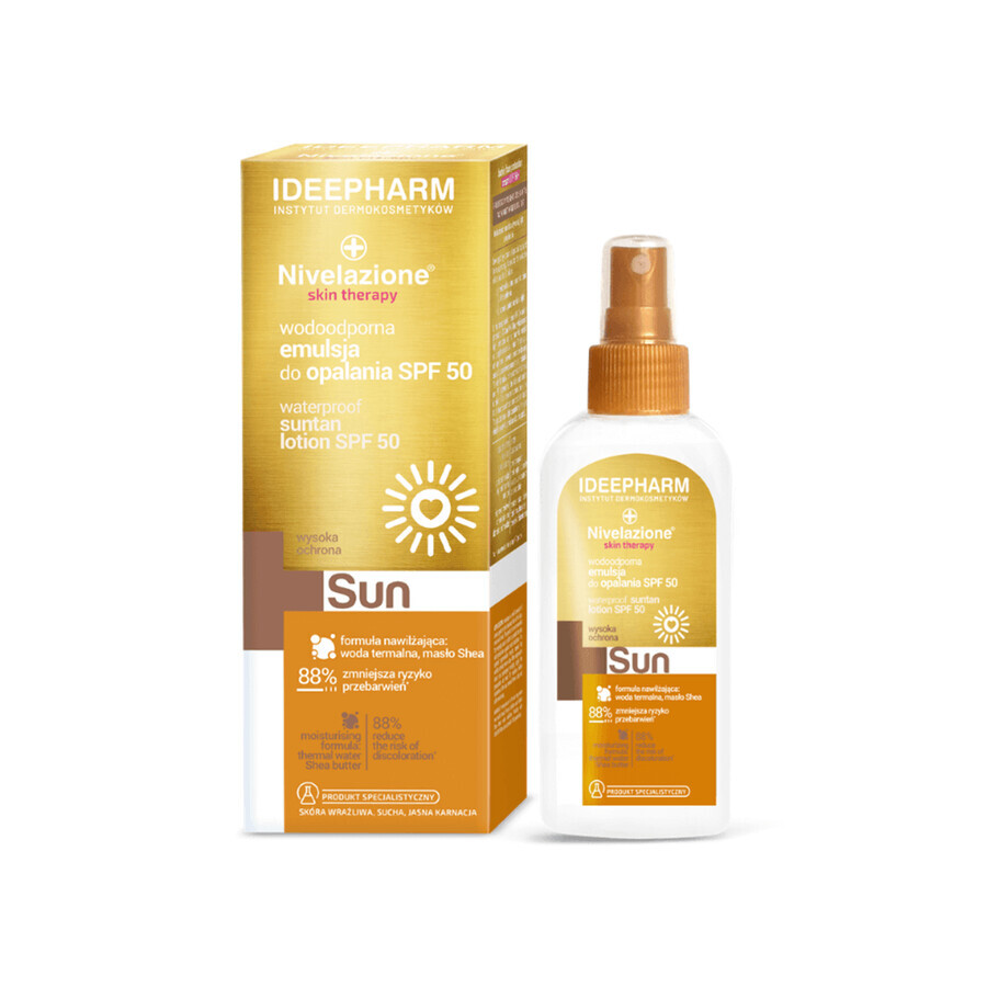 Nivelazione Skin Therapy, emulsione solare resistente all'acqua, SPF 50, 150 ml