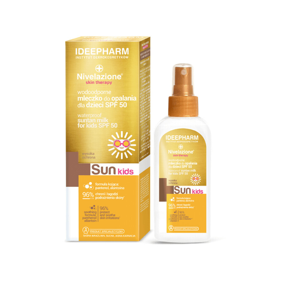 Crema solare per bambini SPF50 Nivelazione Skin Therapy - resistente all acqua, 150ml