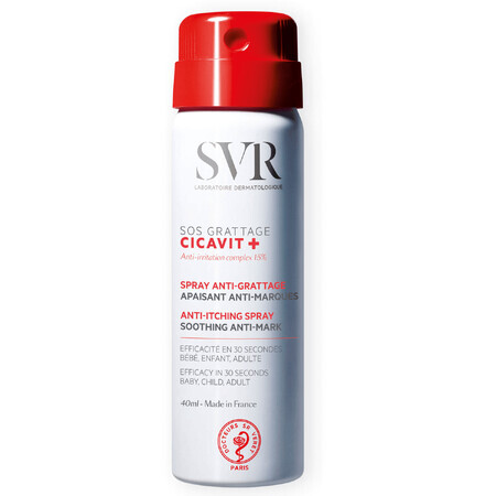 SVR Cicavit+ SOS Grattage, Spray calmant împotriva mâncărimilor, 40 ml